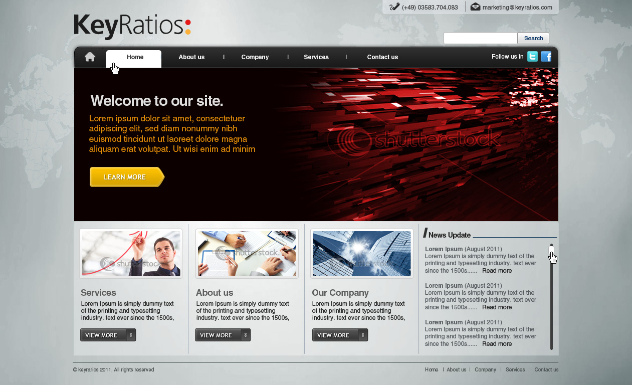 Web Design by rutz for MIster Write Ltd | Design #396345