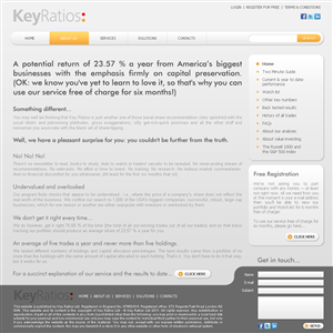 New look and feel for investment website | Web Design by DesignsTRIBE