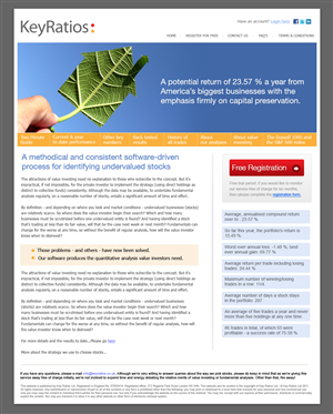 New look and feel for investment website | Web-Design von OM