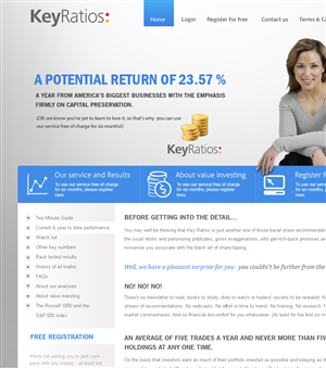 New look and feel for investment website | Web Design by krishnan