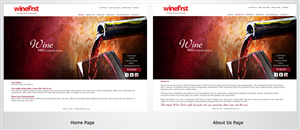 Web Design by Shikha for Wine First | Design #2066926