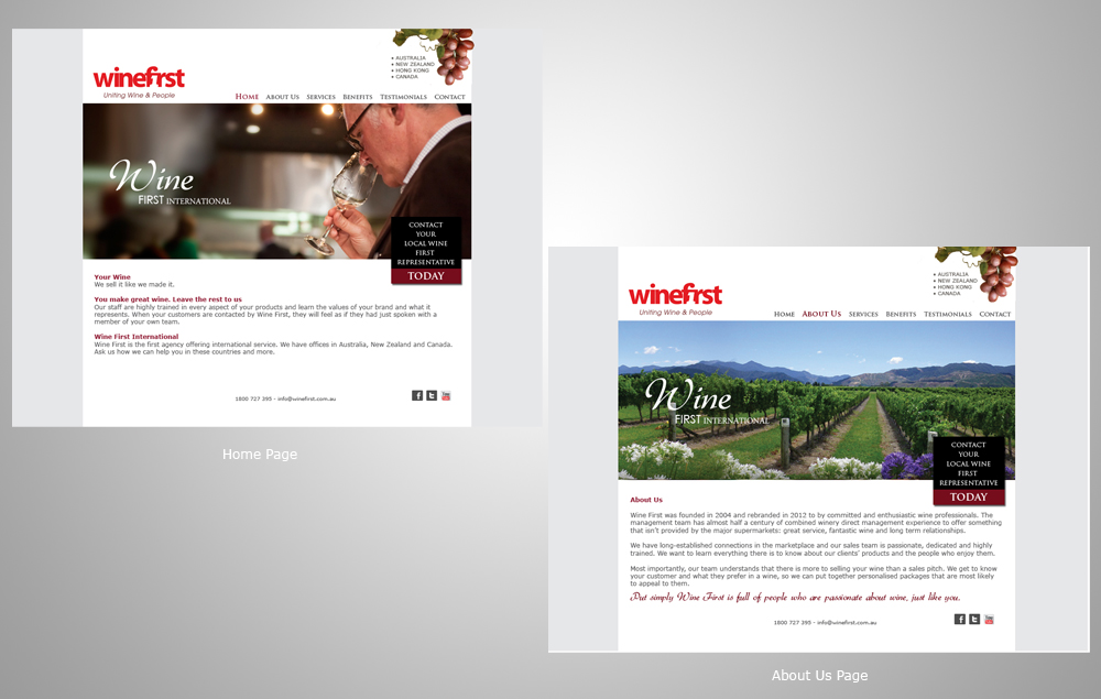 Diseño Web por Shikha para Wine First | Diseño #2068264