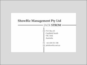 Business Card Design by IVELINA