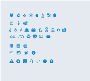 Icon desing for web portal