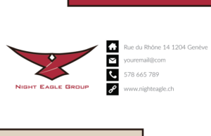 Business Card Design by boumlalali for Night Eagle Group | Design #7713205