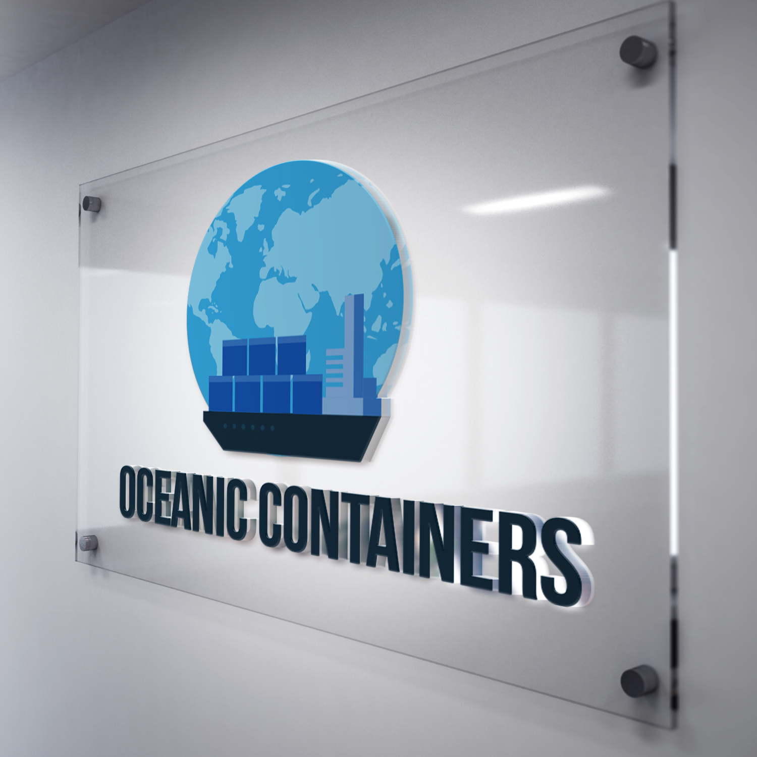 Logo Design by vp.salim for Oceanic Containers, LLC | Design #7851603