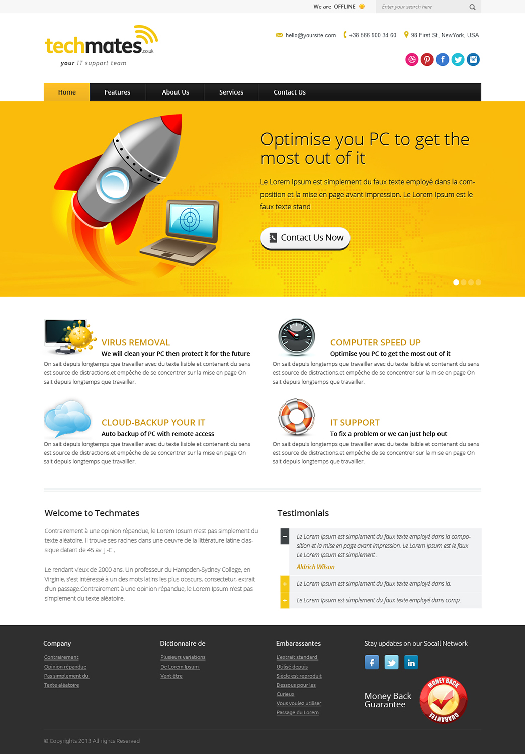 Web Design par OM pour ce projet | Design #1988197