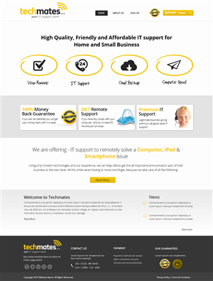 Web Design by OM for this project | Design: #2028274