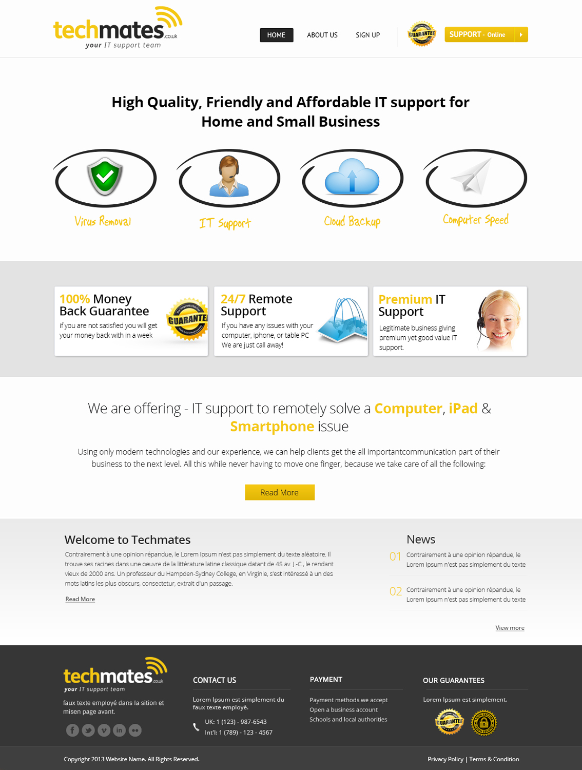 Web Design by OM for this project | Design #2028315