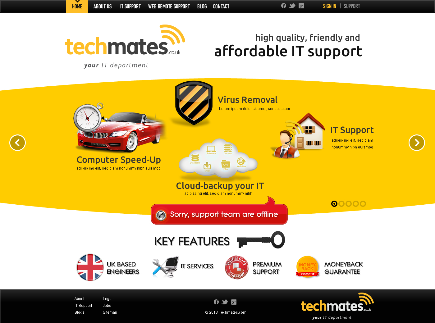 Web Design par Behriatech pour ce projet | Design #2052017