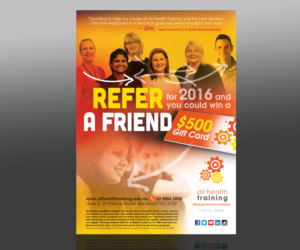 refer a friend flyer