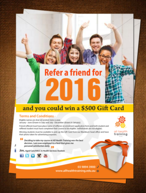 Flyer Design by creative.bugs for All Health Training | Design: #7722074
