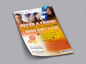 Flyer Design by pivotaldesign.biz for All Health Training | Design: #7746456