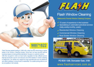 Design de Flyer par leuchi pour Flash Window Cleaning | Design #8166646