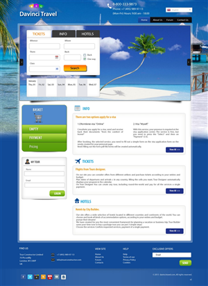 Web Design par pb pour tour constructor ltd | Design : #1932438