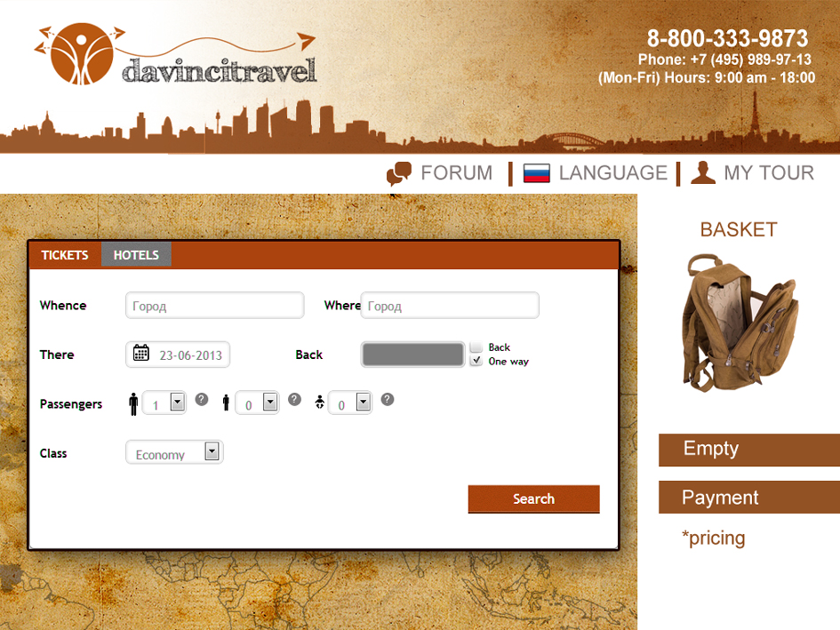 Web Design par whitepaper pour tour constructor ltd | Design #1966639