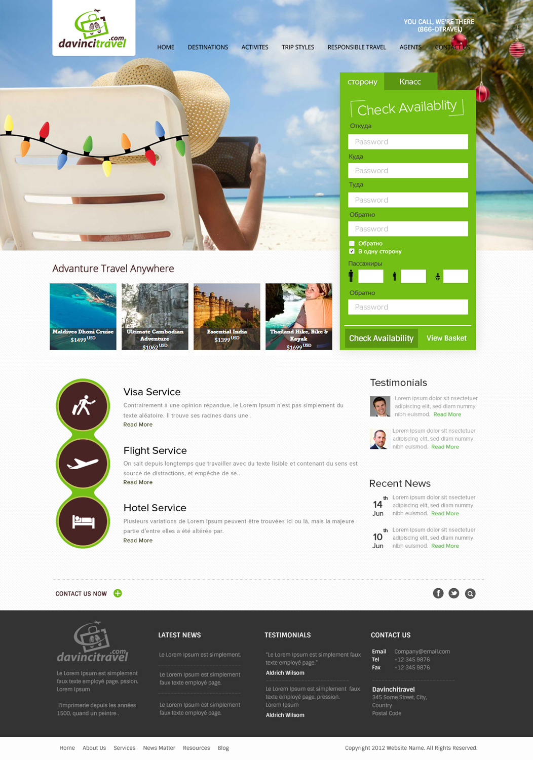 Web Design par OM pour tour constructor ltd | Design #1951871