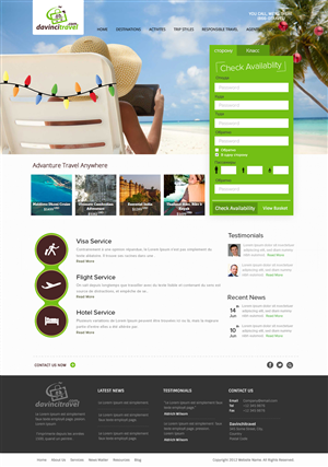 Web Design par OM pour tour constructor ltd | Design : #1951871