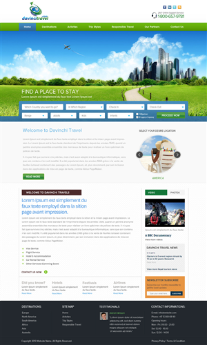 Web Design par OM pour tour constructor ltd | Design : #1956874