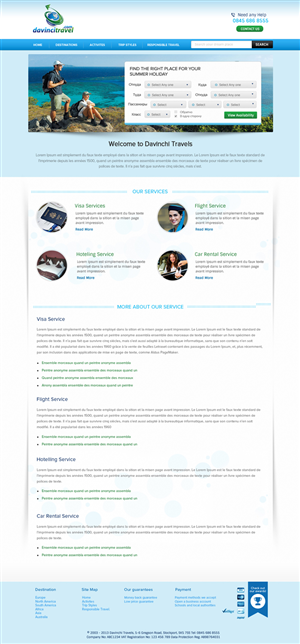 Web Design par OM pour tour constructor ltd | Design : #1956878