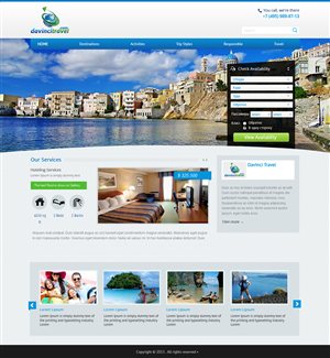 Web Design par OM pour tour constructor ltd | Design : #1961647