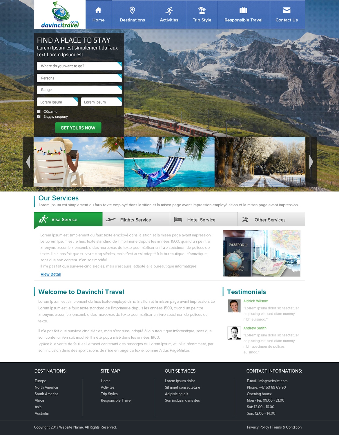 Web Design par OM pour tour constructor ltd | Design #1961664