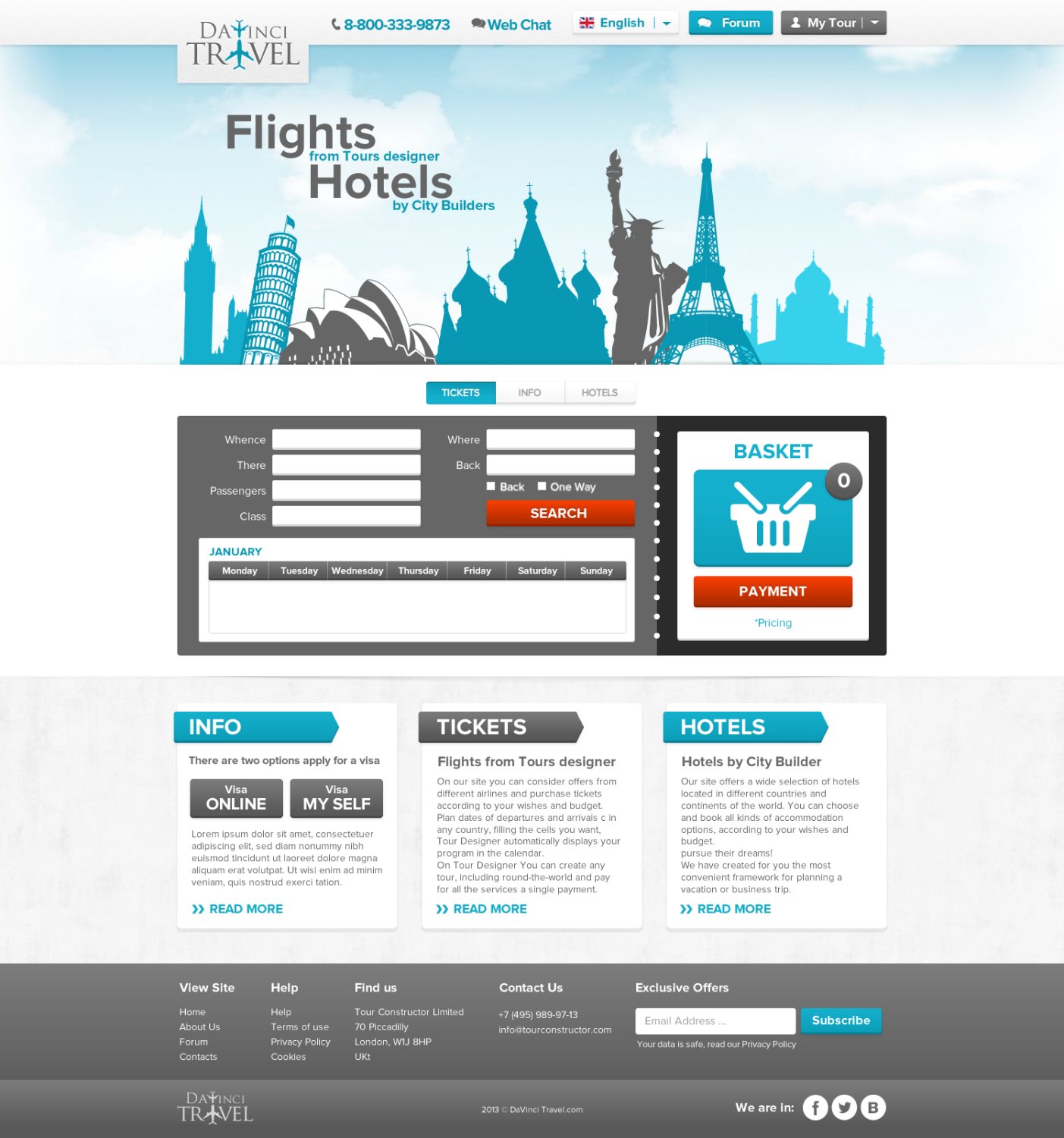 Web Design by TechWise for tour constructor ltd | Design #1930947