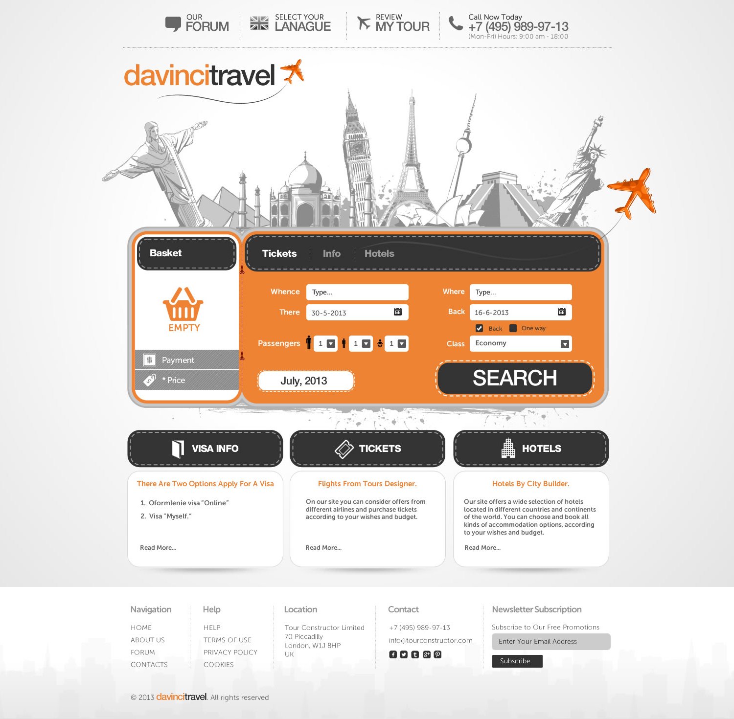 Web Design by TechWise for tour constructor ltd | Design #1930950