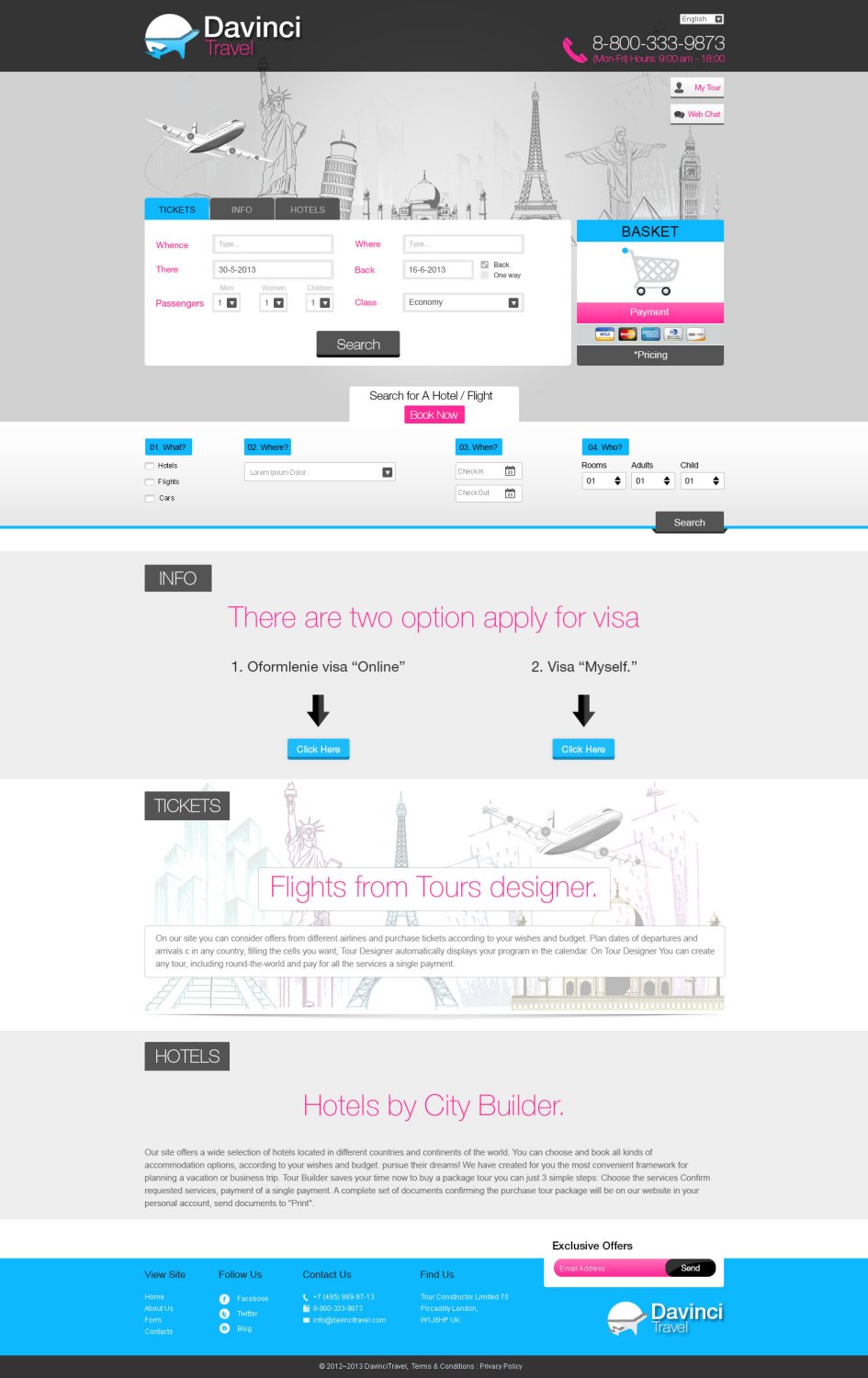 Diseño Web por TechWise para tour constructor ltd | Diseño #1930954