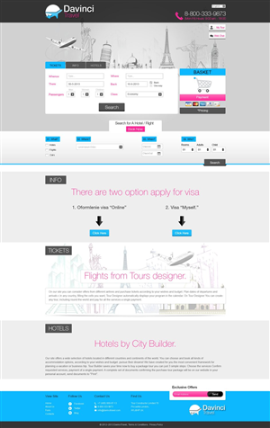 Web Design par TechWise pour tour constructor ltd | Design : #1930954