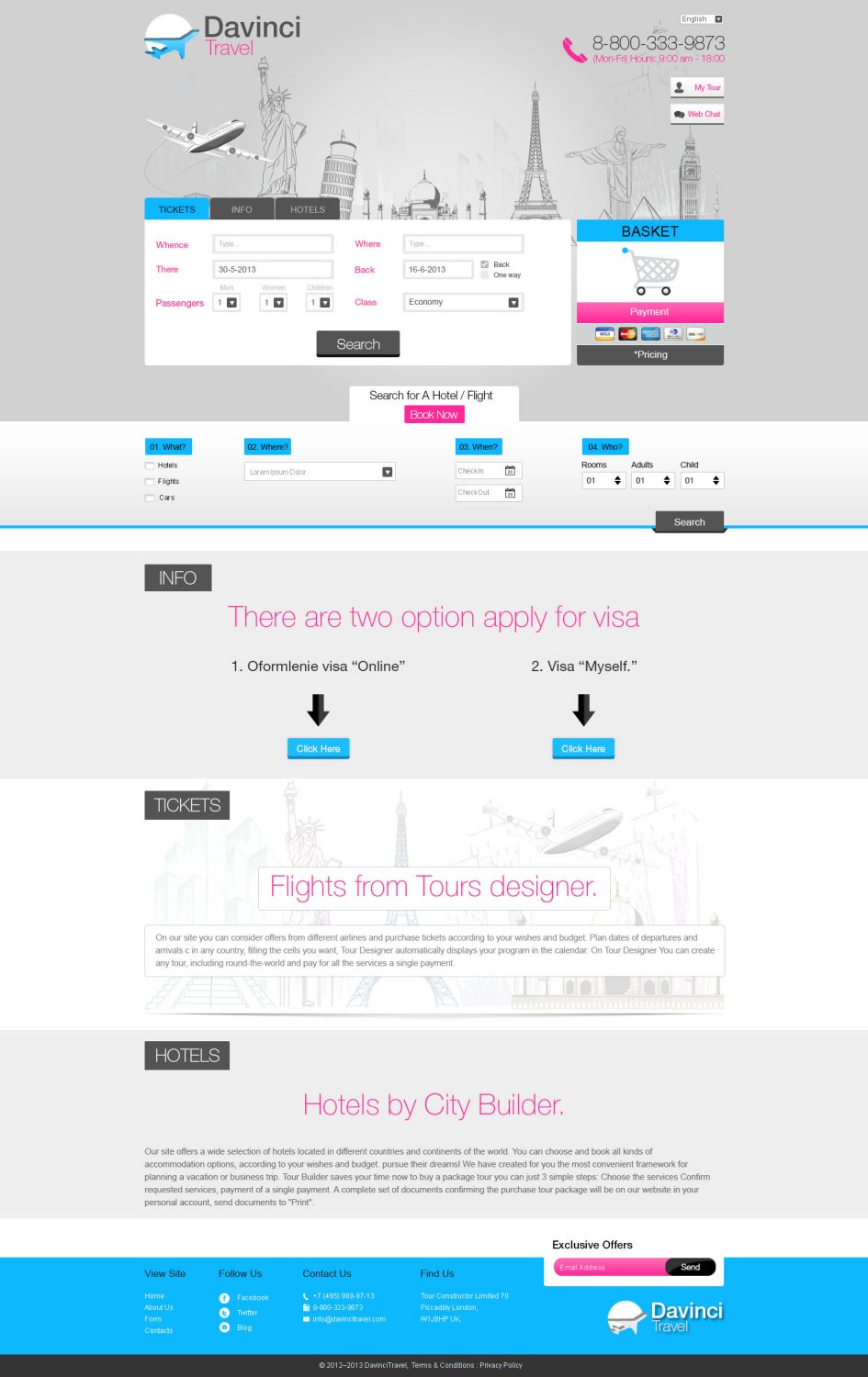 Diseño Web por TechWise para tour constructor ltd | Diseño #1930956