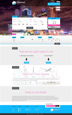 Web Design par TechWise pour tour constructor ltd | Design : #1930957
