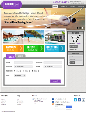 Diseño Web por jeckx2 para tour constructor ltd | Diseño #1946713