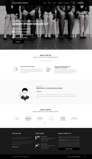Web Design by pb for Chase Recruitment | Design: #7715205