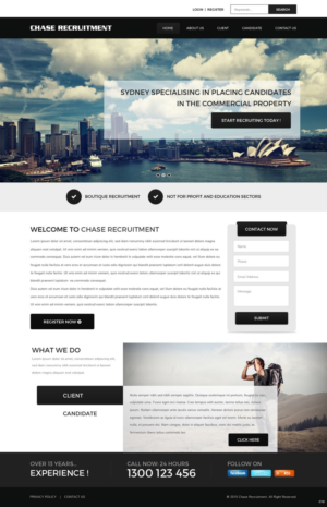 Web Design by pb for Chase Recruitment | Design: #7724178