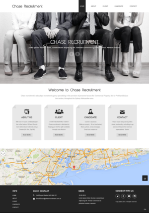 Web Design by pb for Chase Recruitment | Design: #7724180