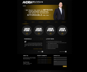 Web Design by dadtective for Andrew McIntyre Consultancy | Design: #1915900