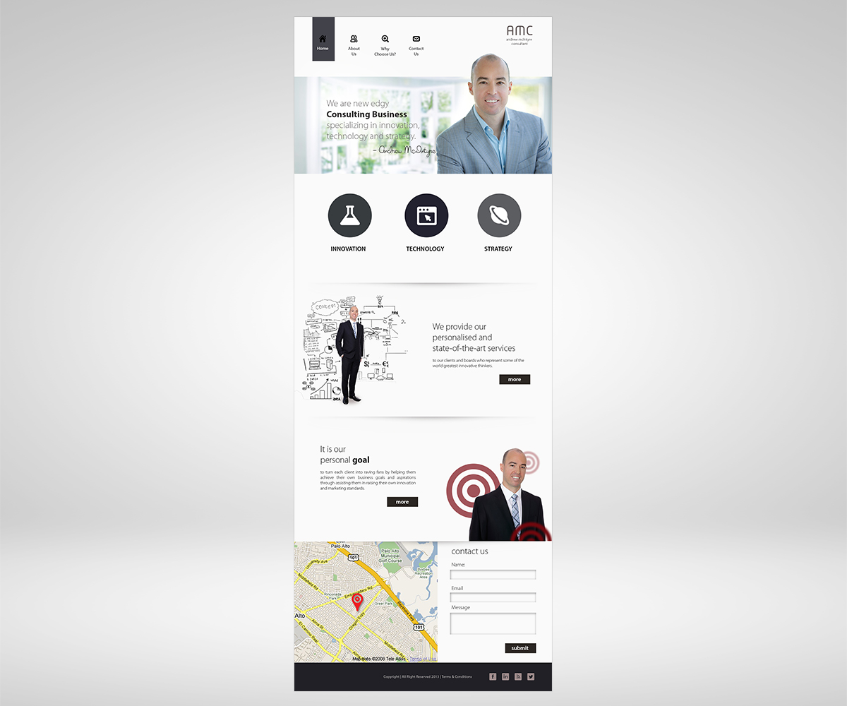 Web Design by natureborn for Andrew McIntyre Consultancy | Design #1915271