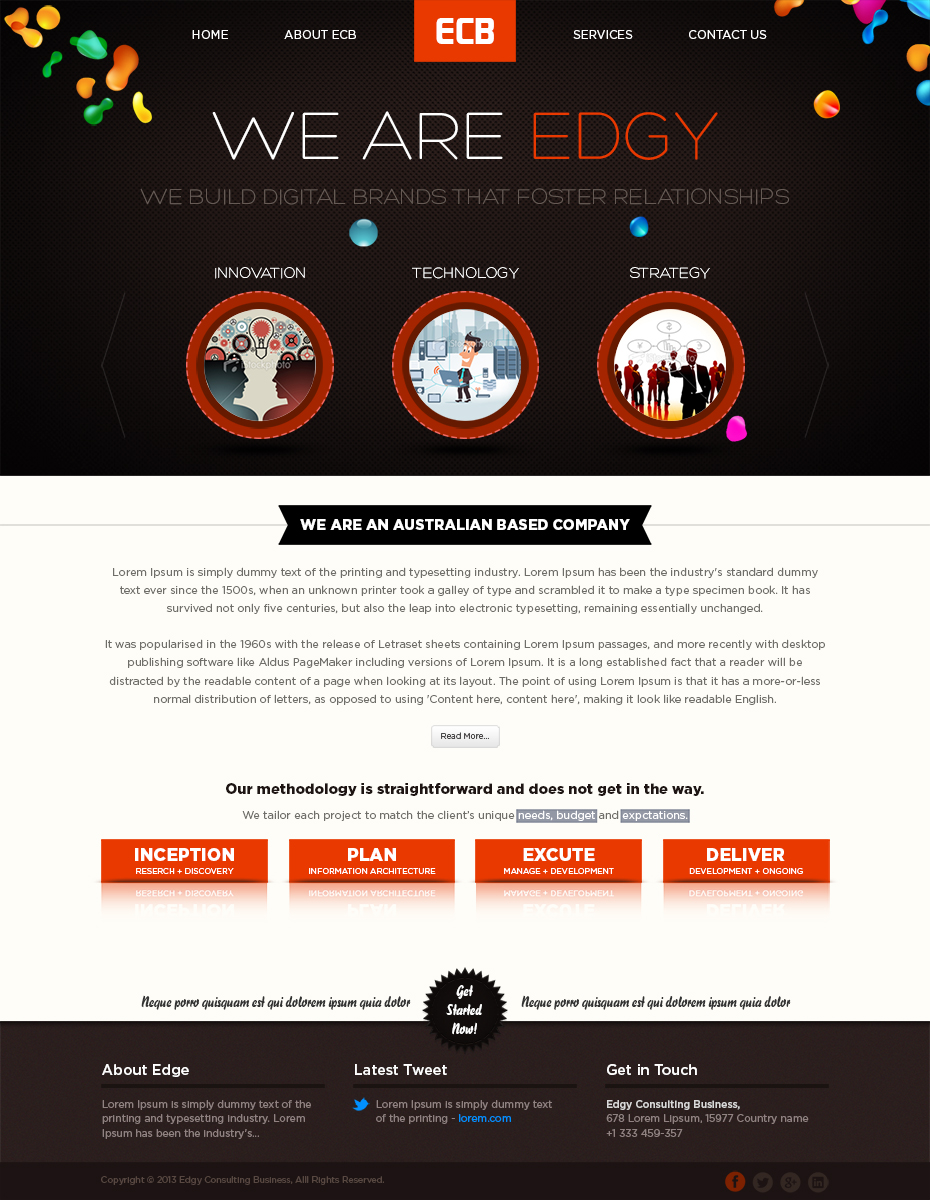 Web Design by Mayank Patel for Andrew McIntyre Consultancy | Design #1951775