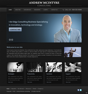 Web Design by pb for Andrew McIntyre Consultancy | Design: #1915510