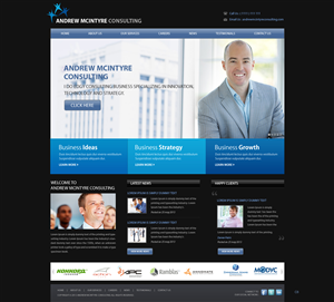 Web Design by pb for Andrew McIntyre Consultancy | Design: #1921794