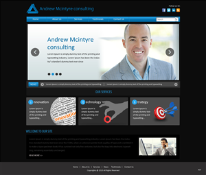 Web Design by pb for Andrew McIntyre Consultancy | Design: #1921807