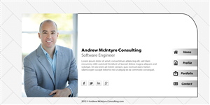 Web Design by TechWise for Andrew McIntyre Consultancy | Design: #1926604