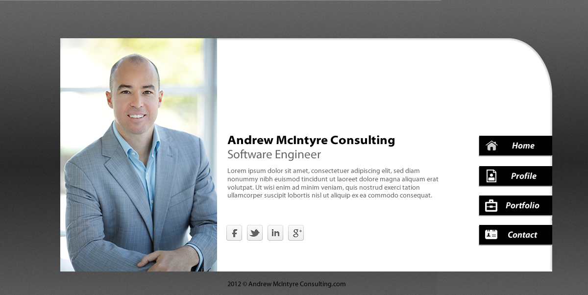 Web Design by TechWise for Andrew McIntyre Consultancy | Design #1926606