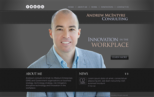 Web Design by TechWise for Andrew McIntyre Consultancy | Design: #1934477