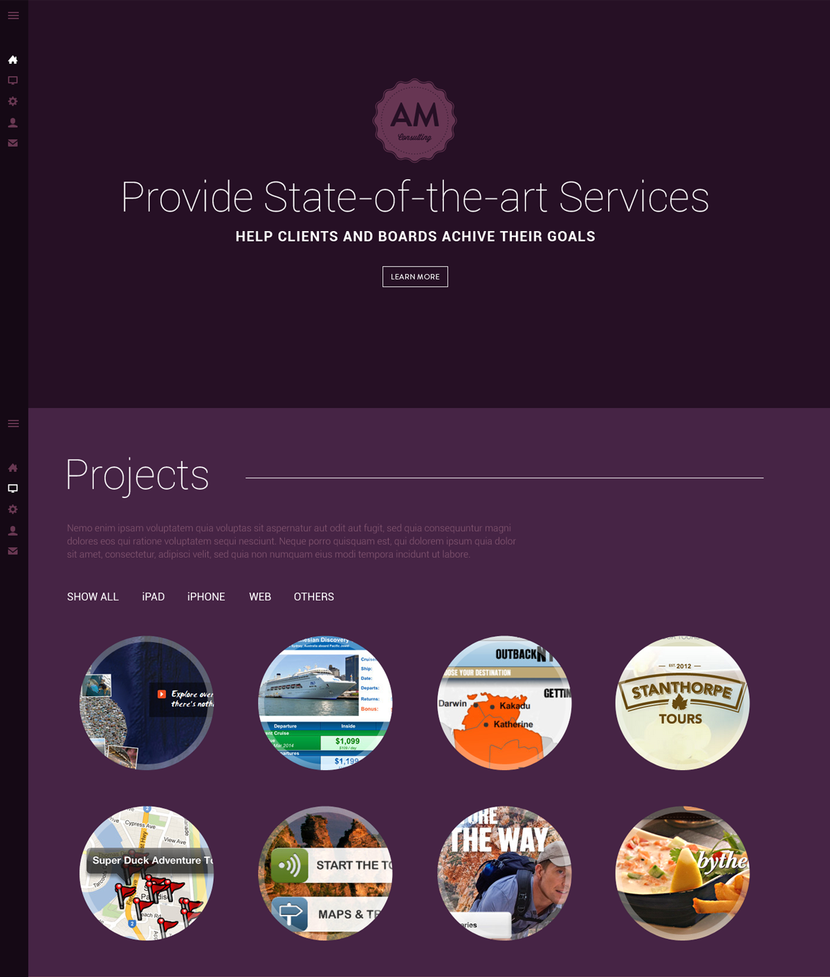 Web Design by kenchan for Andrew McIntyre Consultancy | Design #1929498