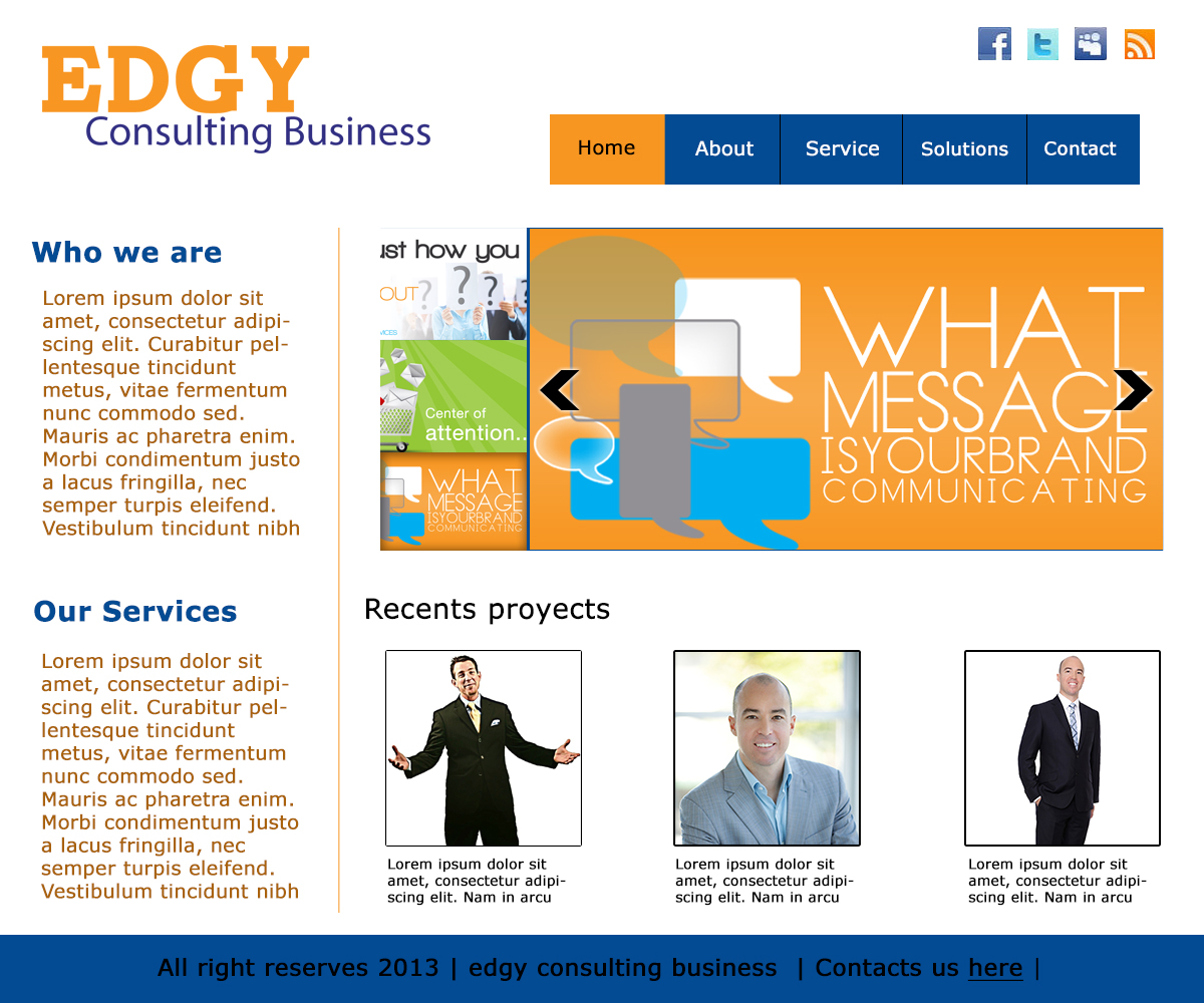 Web Design by master_web for Andrew McIntyre Consultancy | Design #1915009