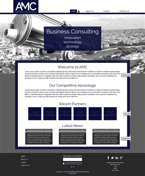 Web Design by Dzains for Andrew McIntyre Consultancy | Design #1933781