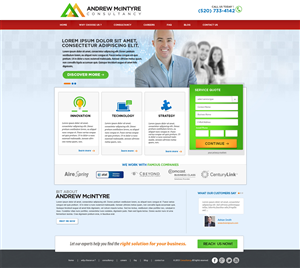 Web Design by dp for Andrew McIntyre Consultancy | Design: #1925979