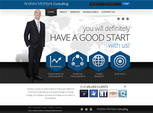 Web Design by Behriatech for Andrew McIntyre Consultancy | Design: #1936432